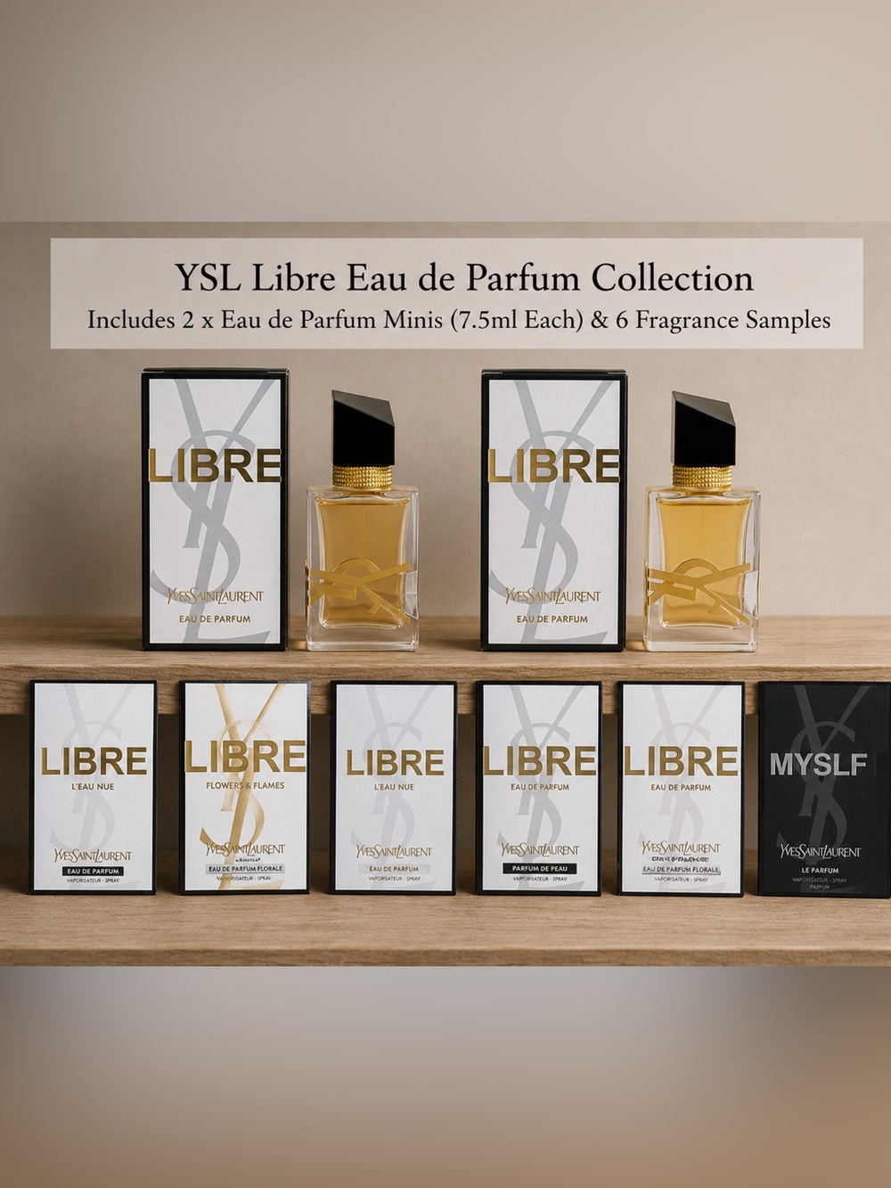 YSL Libre Perfume Bundle | 2 Minis + 6 Travel Size Samples